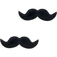 Guirca Black Moustache, 2 pcs - Costume Accessory