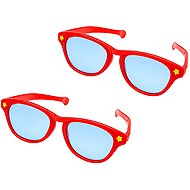 Godan Mega Party Glasses Red, 2pcs - Costume Accessory
