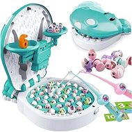 Bavytoy Hungry fish 4in1 blue/pink - Fishing Game