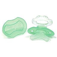 BabyOno Silicone pacifier - massage "pacifier" green - Baby Teether