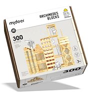MiDeer wooden building blocks City blocks - 300 pieces - version 2023 - Wooden Blocks