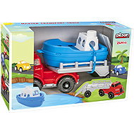 Pilsan Sand truck with boat - Toy Car