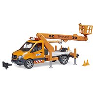 Bruder 02679 MB Sprinter with horn and service platform - Toy Car