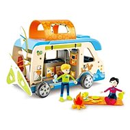 Hape Caravan with accessories - Toy Doll Car