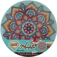 GRAFIX Framed Mandala turquoise 30 cm - Diamond Painting