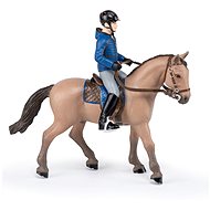 PAPO Horse walking with rider - Figure