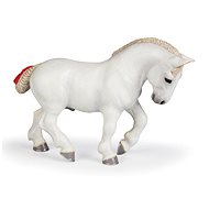 PAPO Horse Percheron white - Figure