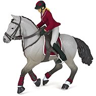 PAPO Horse with rider jumping - Figure