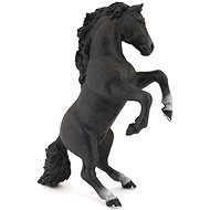 PAPO Black rearing horse - Figure