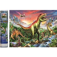 Norimpex Prehistoric ruler 30 × 40 cm - Diamond Painting