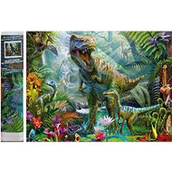 Norimpex Dinosaur World 30 × 40 cm - Diamond Painting