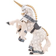 PAPO Horse Knight Unicorn silver - Figure