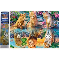 Norimpex Cat Dreams 30 × 40 cm - Diamond Painting