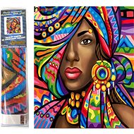 Norimpex Afričanka 30 × 40 cm - Diamond Painting