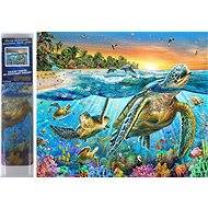 Norimpex Turtles 30 × 40 cm - Diamond Painting