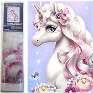 Norimpex Unicorn girl 30 × 40 cm - Diamond Painting