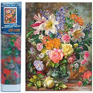 Norimpex Barevná kytice 30 × 40 cm - Diamantové malování