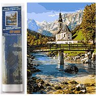 Norimpex Church in Ramsau 30 × 40 cm - Diamond Painting