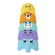 Playgro - Folding bowls with animals - Stacking Pyramid