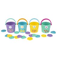 Playgro Counting with coloured folding buckets - Stacking Pyramid