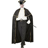 Widmann Black venetian cloak with fez - Costume