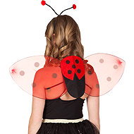 Boland Ladybug wings and antennae set - Costume Accessory