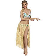 Boland Skirt Hawaiian natural long - Costume Accessory