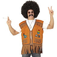 Widmann Hippie vest size M-L - Costume Accessory
