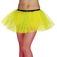 Boland Skirt tutu neon yellow size M/L - Costume Accessory