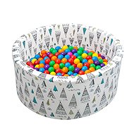 Aga Dry pool with balls 90 × 40 cm Teepee - Ball Pit
