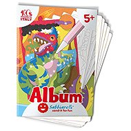 Sabbiarelli Sanding Album - Dinosaurs 5+ - Sandblasting