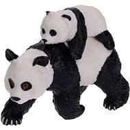 Atlas Panda pandakölyökkel - Figura