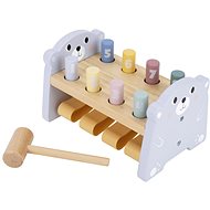 eliNeli Wooden peg with numbers - Pounding Toy