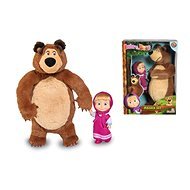Simba Masha and the Bear Set Misha Plush Toy and Masha - Soft Toy