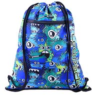 Backpack CoolPack Vert Wiggly eyes blue - Shoe Bag