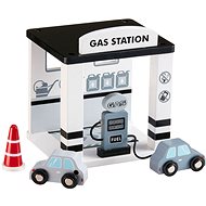 Kid's Concept Wooden Petrol Station grey - Toy Garage