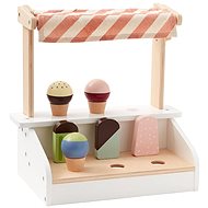 Wooden Ice Cream and Popsicle Stand Bistro - Children's Toy Dishes