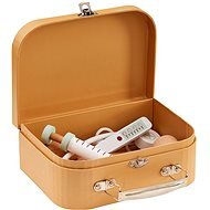 Doktorský kufrík prírodný - Detský lekársky kufrík