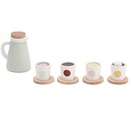 Wooden Teapot with 4 Cups Bistro - Children's Toy Dishes