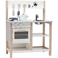 Wooden Kitchen Natural White Bistro - Play Kitchen