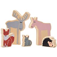 Edvin Wooden Forest Animals - Game Set