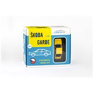 Skoda Garde (1982) 1:43 - Yellow Solar - Model Kit - Toy Car