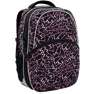 Bagmaster Madison 6 A Black/Pink - School Backpack
