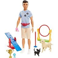 Barbie Karrierbabák - Ken kutyakiképző - Játékszett