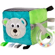 Canpol Babies Plush Sensory Cube Grey - Educational Toy