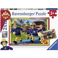 Ravensburger 050154 Feuerwehrmann Sam und sein Team 2x12 Teile - Puzzle