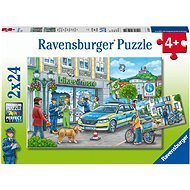 Ravensburger 050314 Police Investigation 2x 24 pieces - Jigsaw