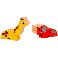 Brio 30284 Magnetic Animals Giraffe and Elephant - Baby Toy