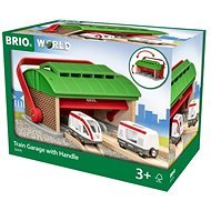 Brio World 33474 Portable Train Depot - Rail Set Accessory
