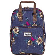 Cool Pack Cubic Blue Denim Flowers - School Backpack